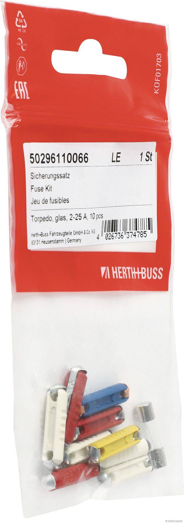 Herth+Buss 50296110066 Sicherungssatz
