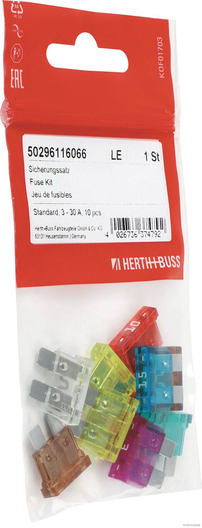 Herth+Buss 50296116066 Sicherungssatz
