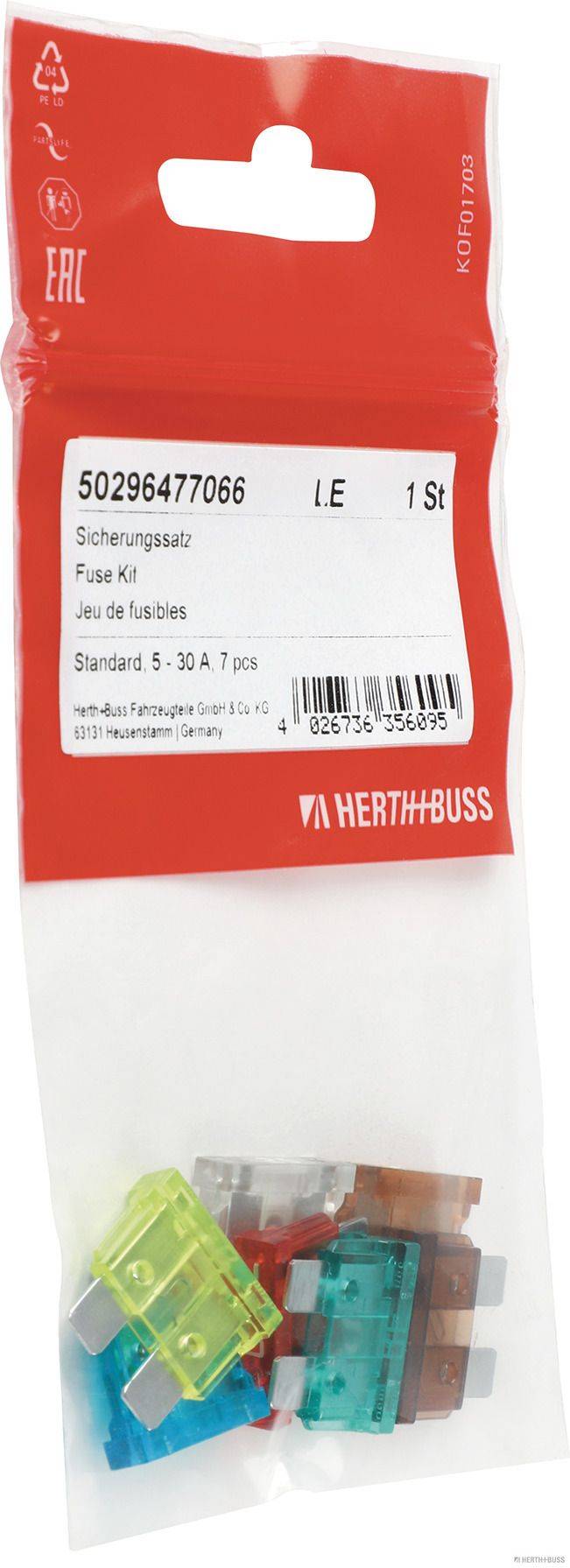 Herth+Buss 50296477066 Sicherungssatz