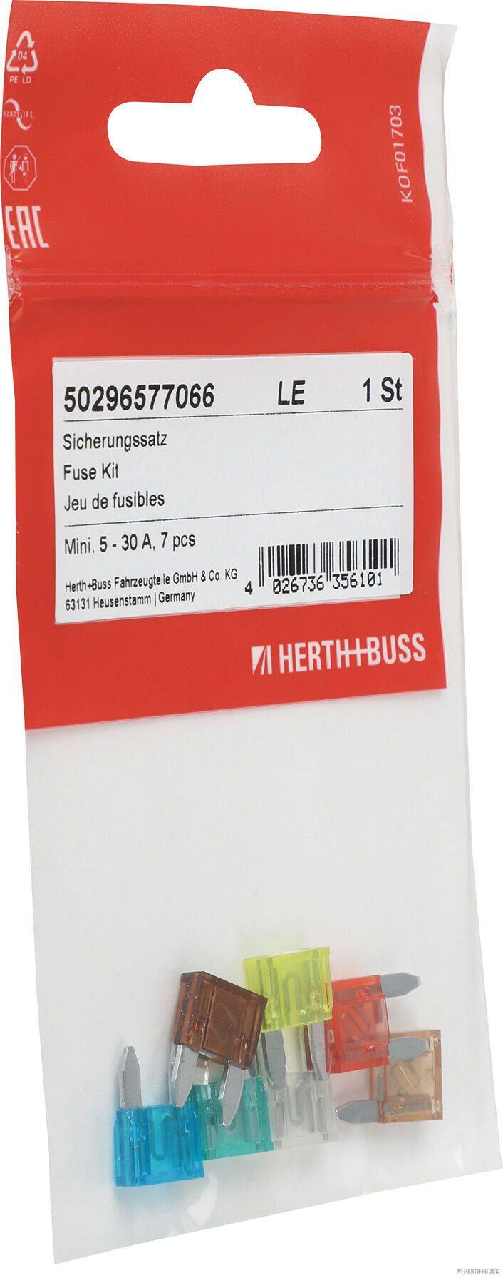 Herth+Buss 50296577066 Sicherungssatz