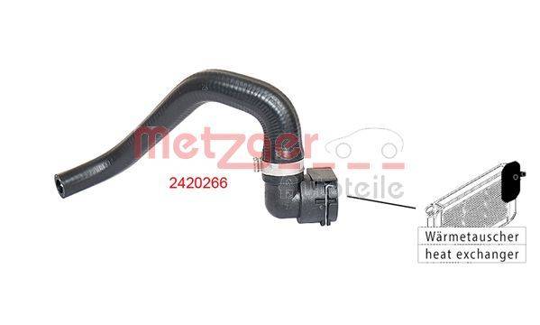 Metzger 2420266 Kühlerschlauch