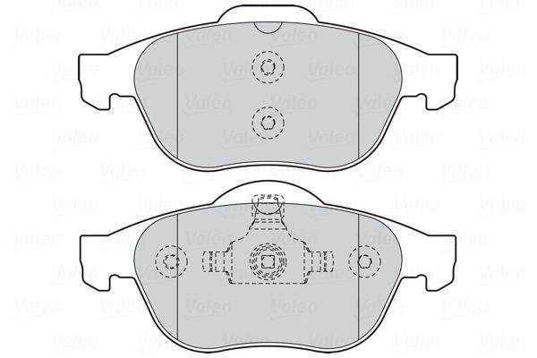 Valeo 301566 Bremsbelagsatz, Scheibenbremse