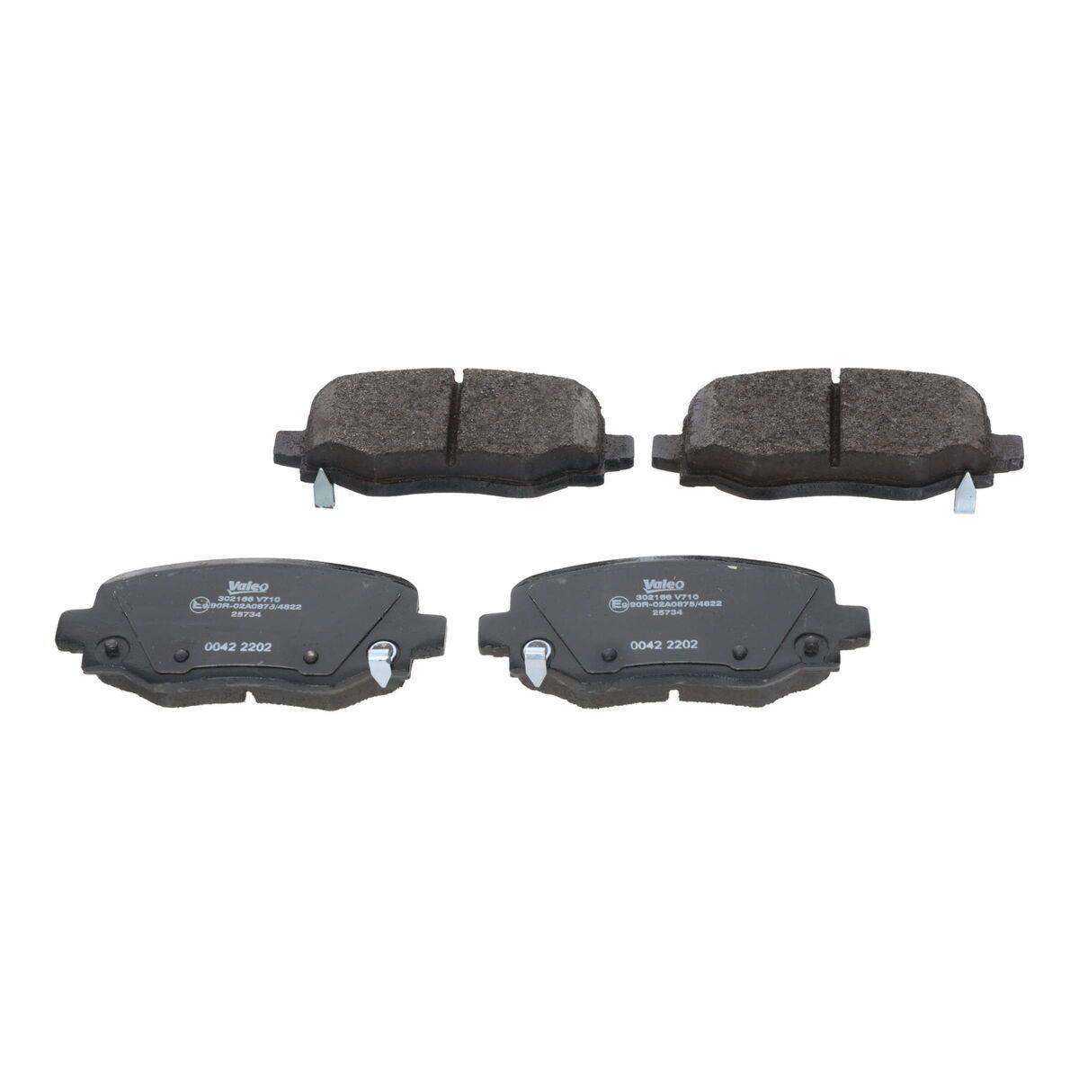 Valeo 302166 Bremsbelagsatz, Scheibenbremse