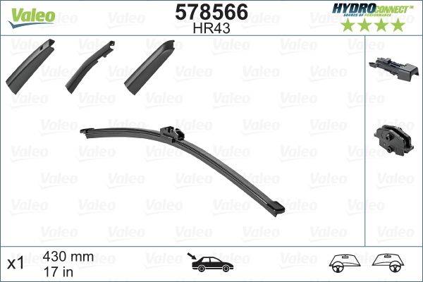 Valeo 578566 Wischblatt