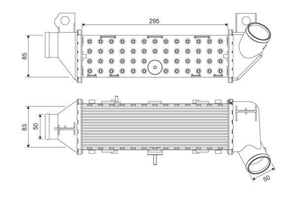 Valeo 817766 Ladeluftkühler