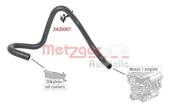Metzger 2420067 Kühlerschlauch