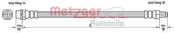Metzger 4110271 Bremsschlauch
