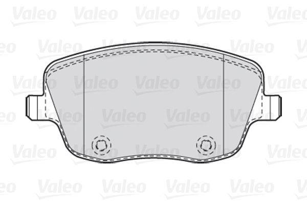 Valeo 301667 Bremsbelagsatz, Scheibenbremse