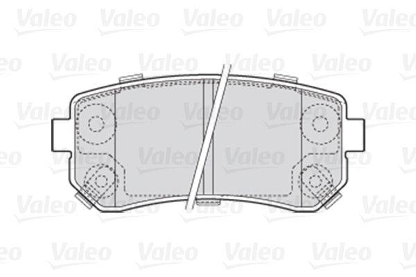 Valeo 301867 Bremsbelagsatz, Scheibenbremse