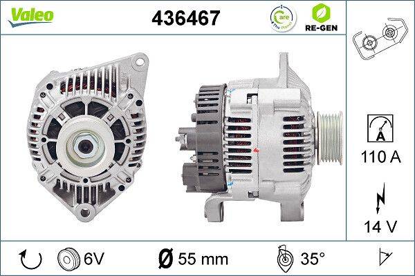 Valeo 436467 Generator
