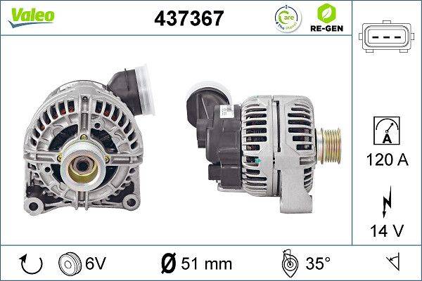 Valeo 437367 Generator