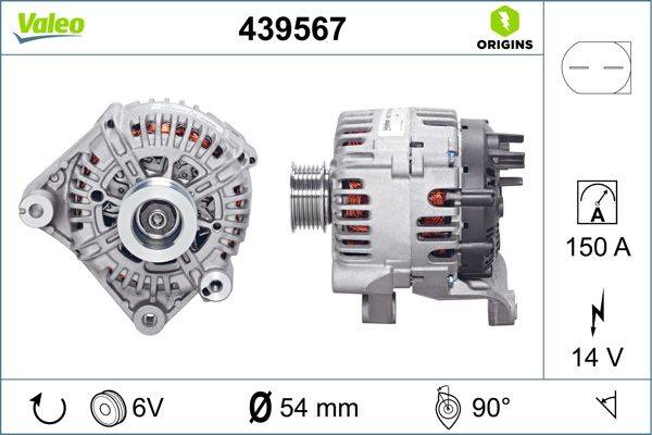 Valeo 439567 Generator