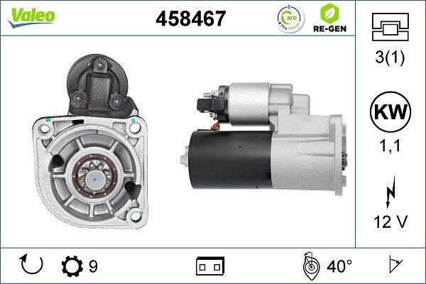 Valeo 458467 Starter