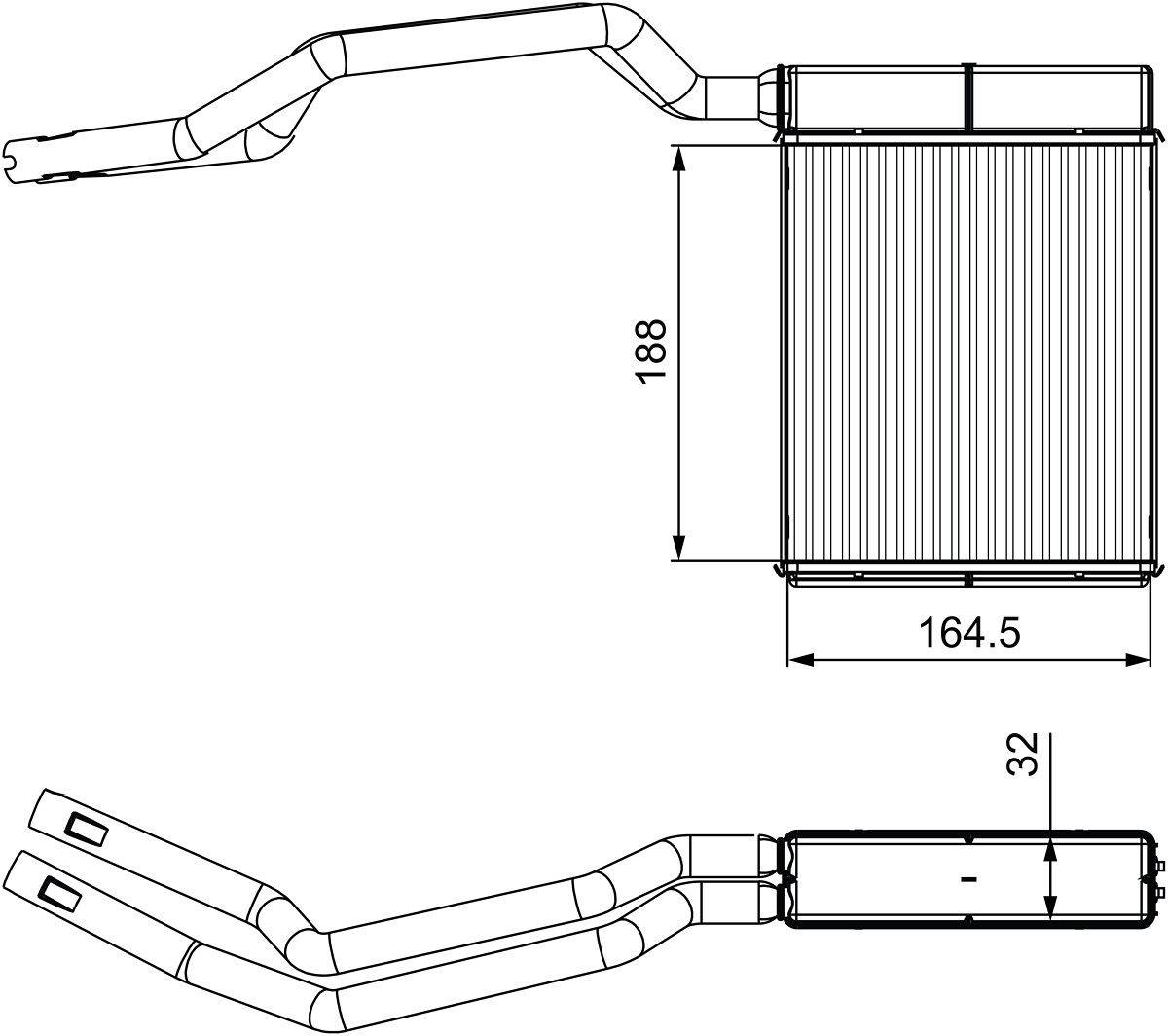 Valeo 812367 Wärmetauscher, Innenraumheizung