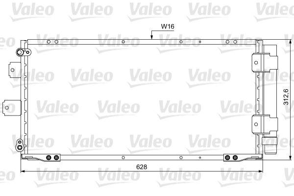 Valeo 814037 Kondensator, Klimaanlage