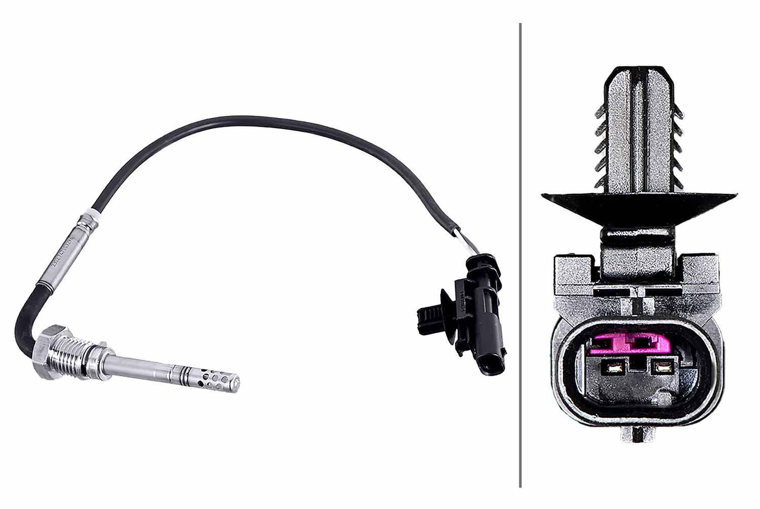 Hella 6PT358226-141 Sensor, Abgastemperatur