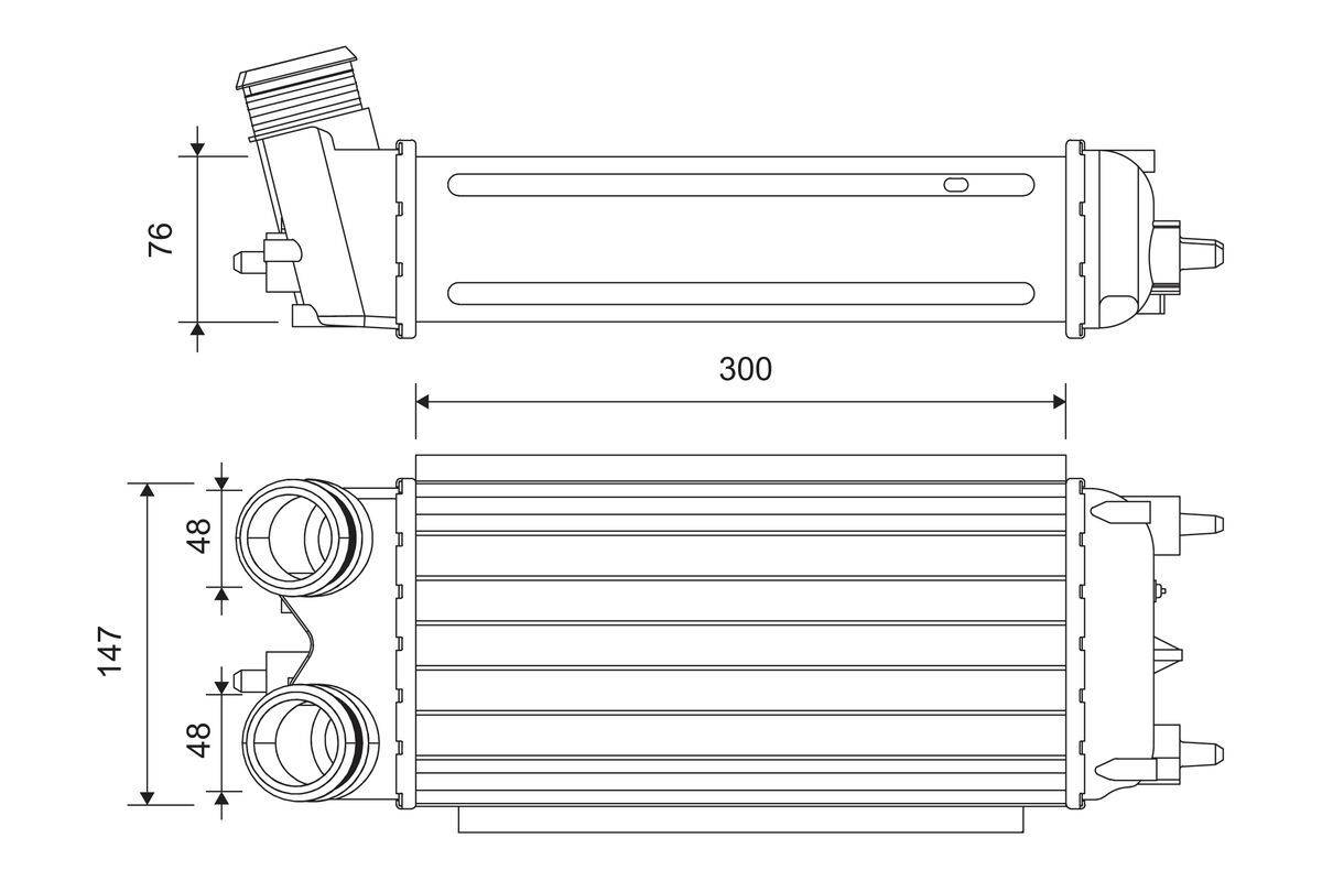 Valeo 818242 Ladeluftkühler