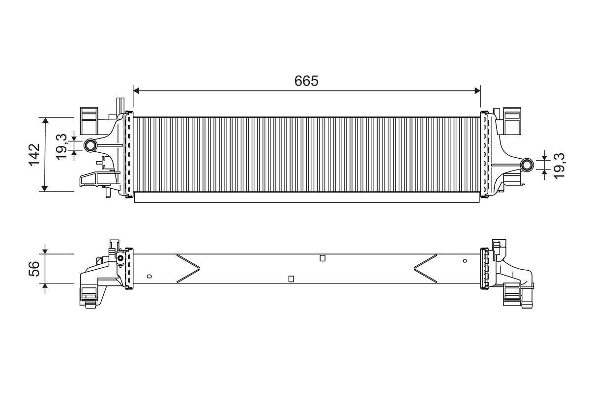 Valeo 701249 Kühler, Motorkühlung