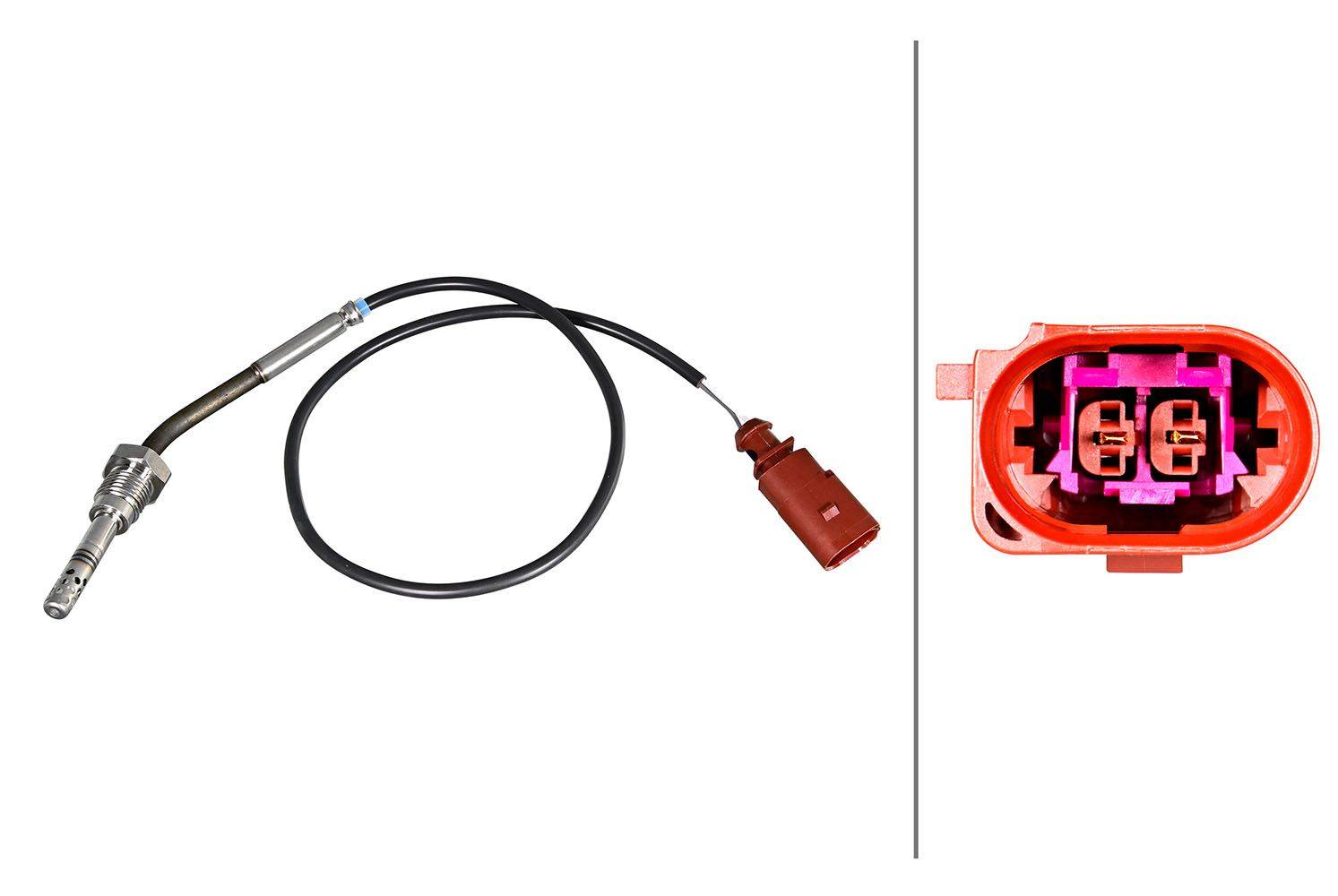 Hella 6PT010376-951 Sensor, Abgastemperatur