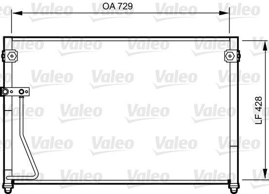 Valeo 814261 Kondensator, Klimaanlage