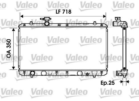 Valeo 734164 Kühler, Motorkühlung