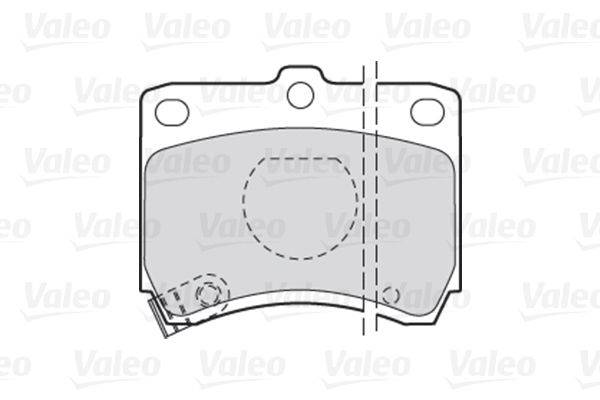Valeo 301268 Bremsbelagsatz, Scheibenbremse