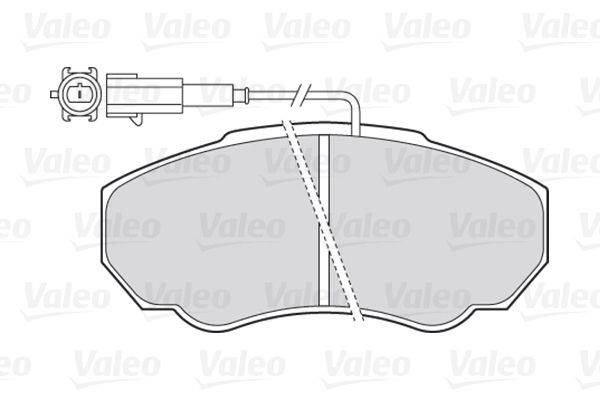 Valeo 301568 Bremsbelagsatz, Scheibenbremse