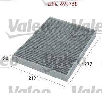 Valeo 698768 Filter, Innenraumluft
