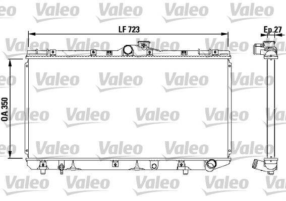 Valeo 731568 Kühler, Motorkühlung