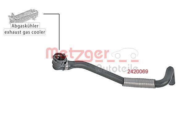 Metzger 2420069 Kühlerschlauch