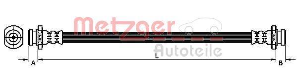 Metzger 4110123 Bremsschlauch