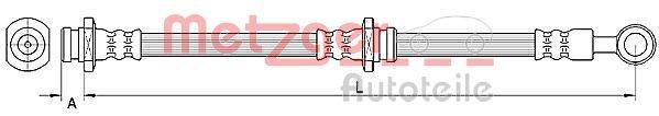 Metzger 4110669 Bremsschlauch