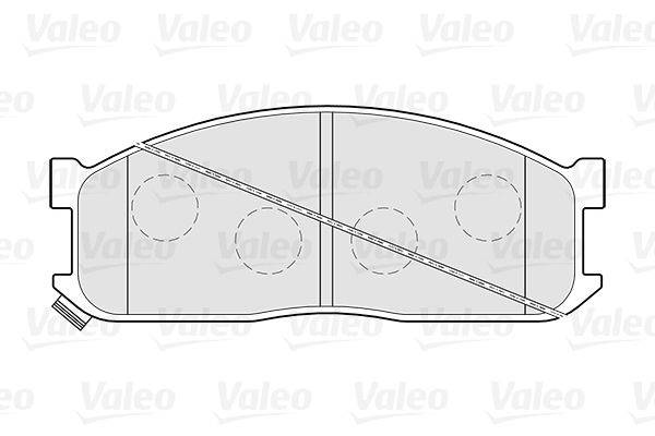 Valeo 301269 Bremsbelagsatz, Scheibenbremse