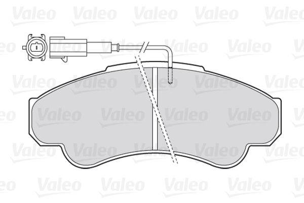 Valeo 301569 Bremsbelagsatz, Scheibenbremse