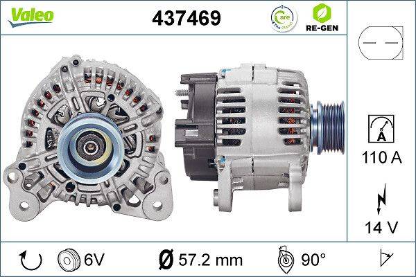 Valeo 437469 Generator