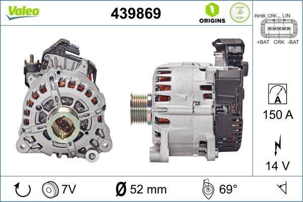 Valeo 439869 Startergenerator