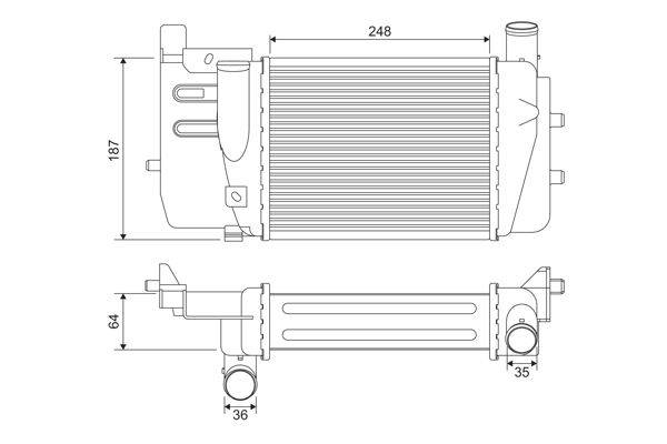 Valeo 818369 Ladeluftkühler