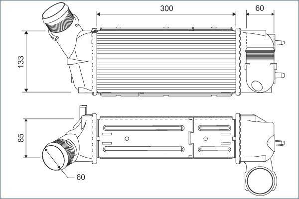 Valeo 818769 Ladeluftkühler