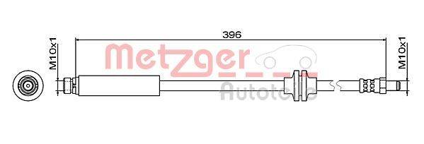 Metzger 4111470 Bremsschlauch