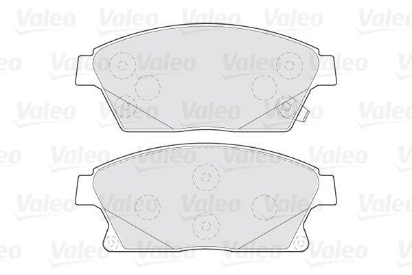 Valeo 301070 Bremsbelagsatz, Scheibenbremse