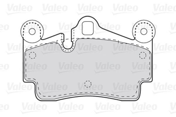 Valeo 301770 Bremsbelagsatz, Scheibenbremse