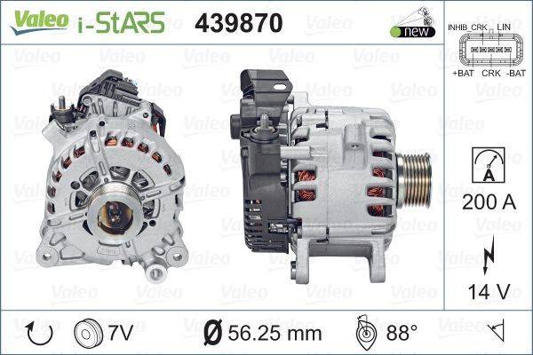 Valeo 439870 Startergenerator