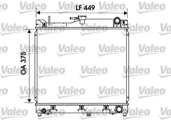 Valeo 734170 Kühler, Motorkühlung