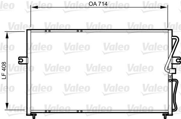Valeo 814270 Kondensator, Klimaanlage