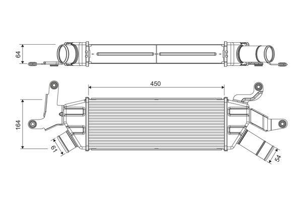 Valeo 818370 Ladeluftkühler