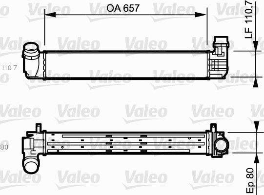 Valeo 818870 Ladeluftkühler