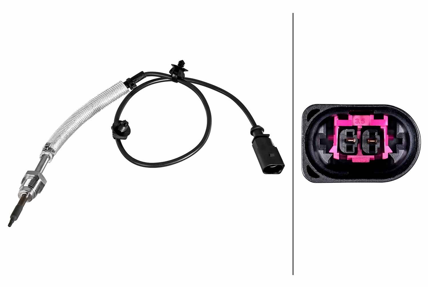 Hella 6PT010376-671 Sensor, Abgastemperatur