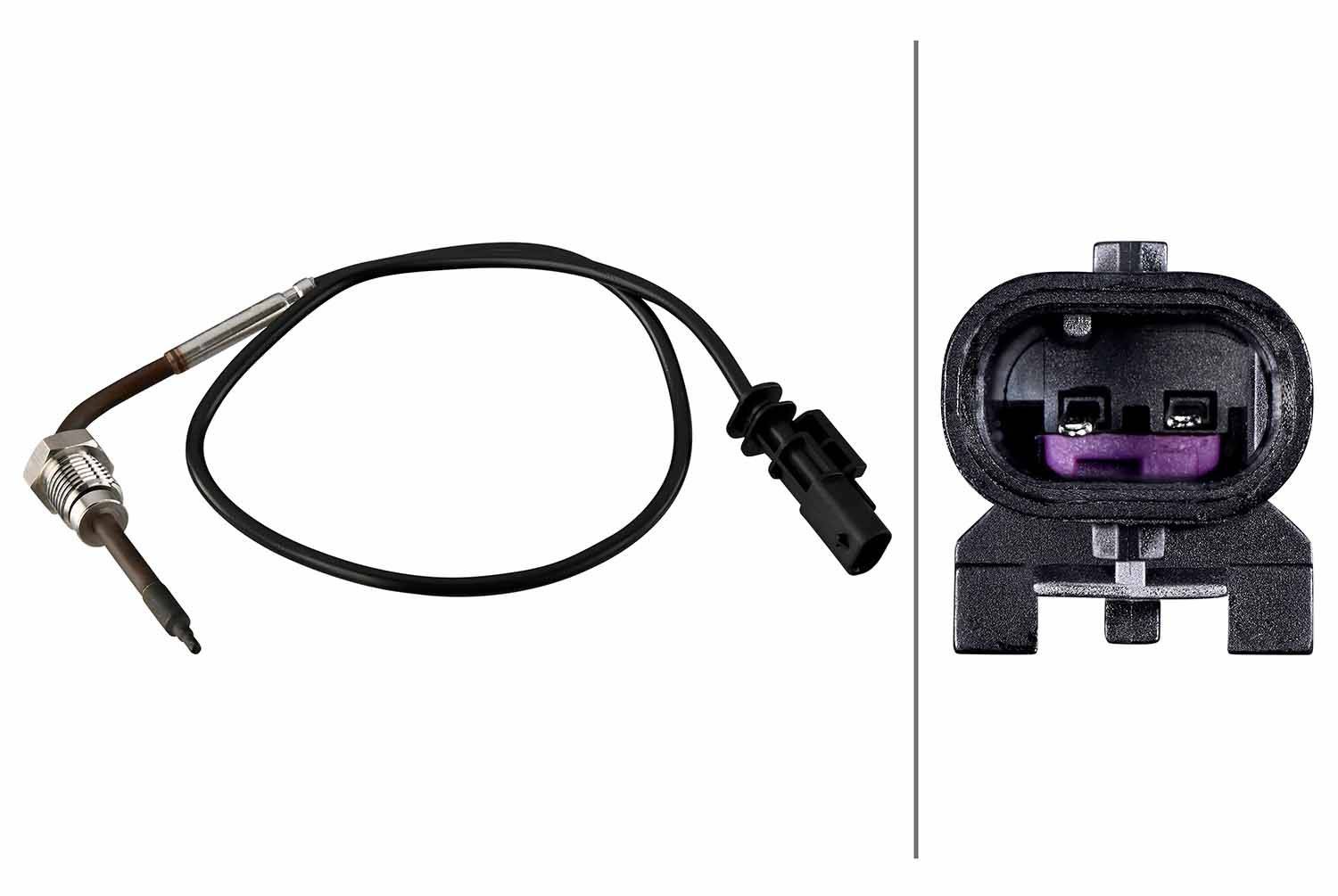 Hella 6PT010376-771 Sensor, Abgastemperatur