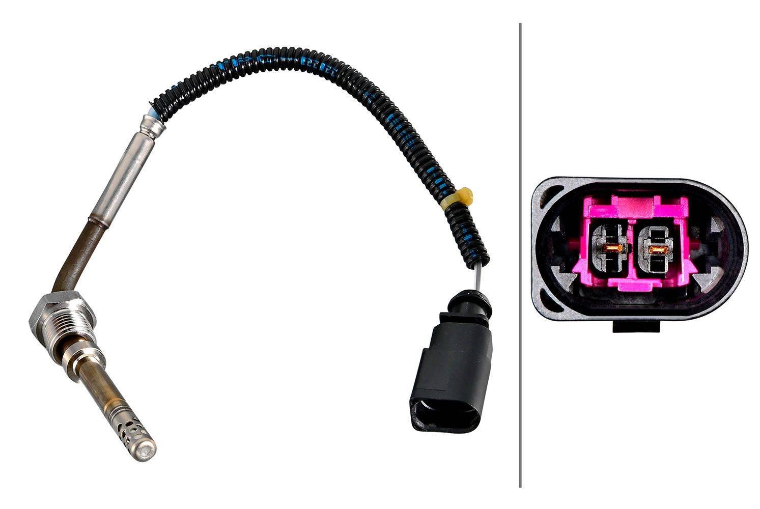 Hella 6PT010376-971 Sensor, Abgastemperatur