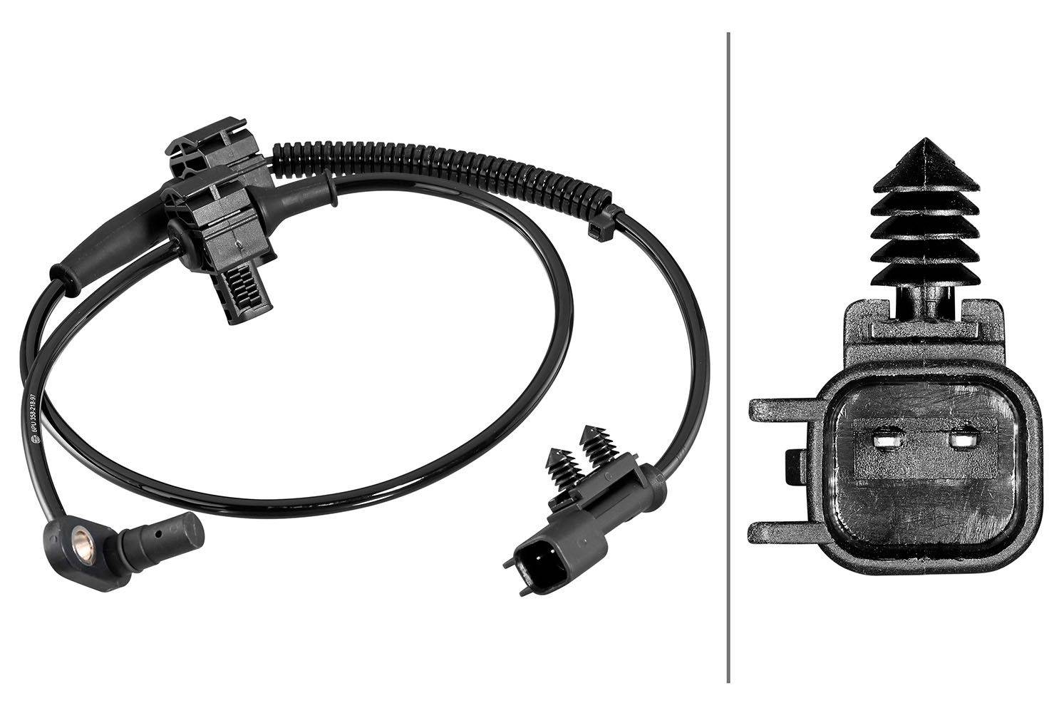 Hella 6PU358218-971 Sensor, Raddrehzahl
